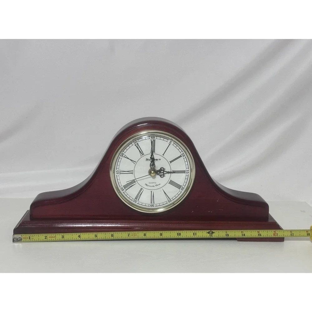 Beautiful Vintage Skytimer Quarts Mantel Clock Westminster Chime